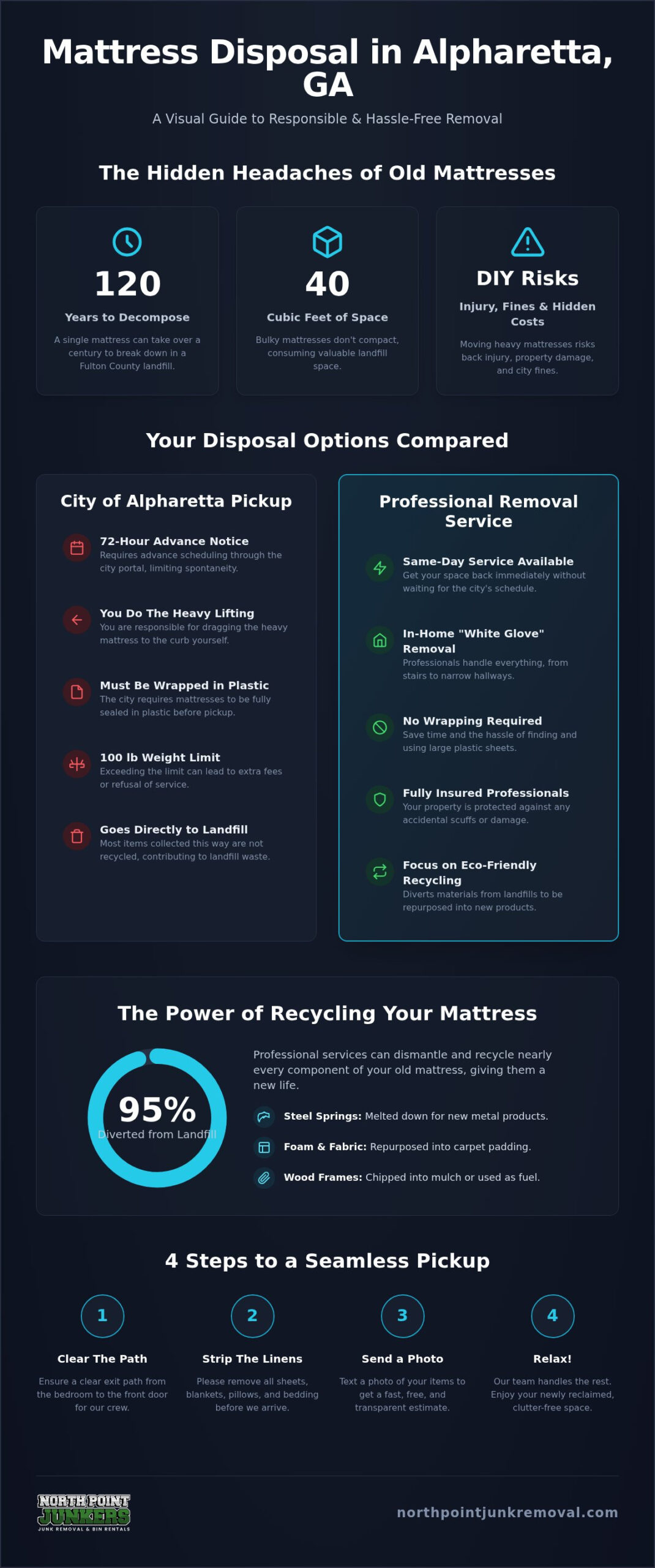 Mattress Disposal Alpharetta GA: Your 2026 Guide to Easy Removal