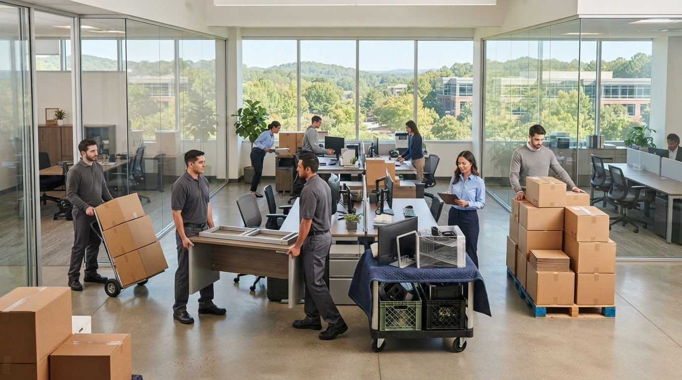 Office Moving Services in Milton, GA: A Practical Business Moving Guide