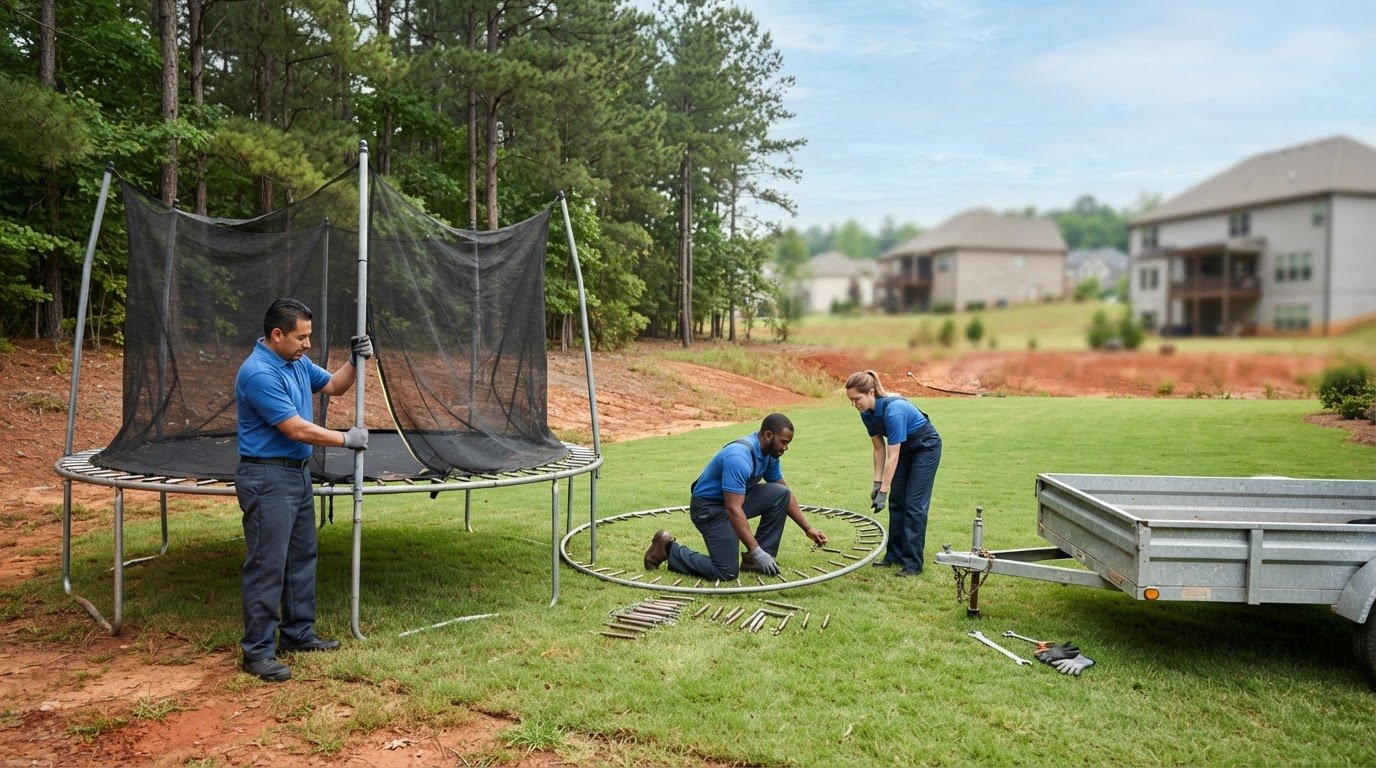 Trampoline Removal Service in Cumming, GA: Clear, Convenient Pickup